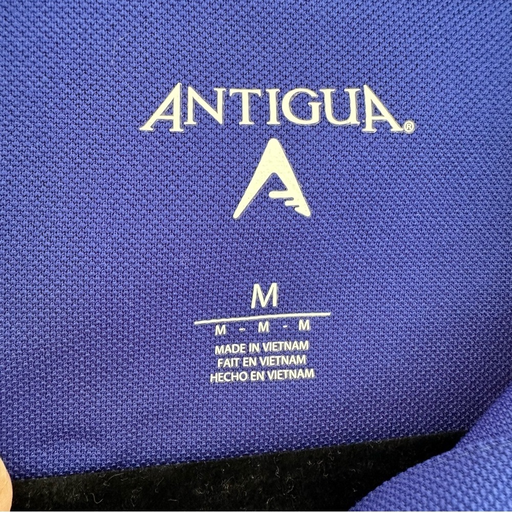 Antigua Chicago‎ Cubs Baseball Polo Embroidered Sz Medium MLB - Picture 3 of 5